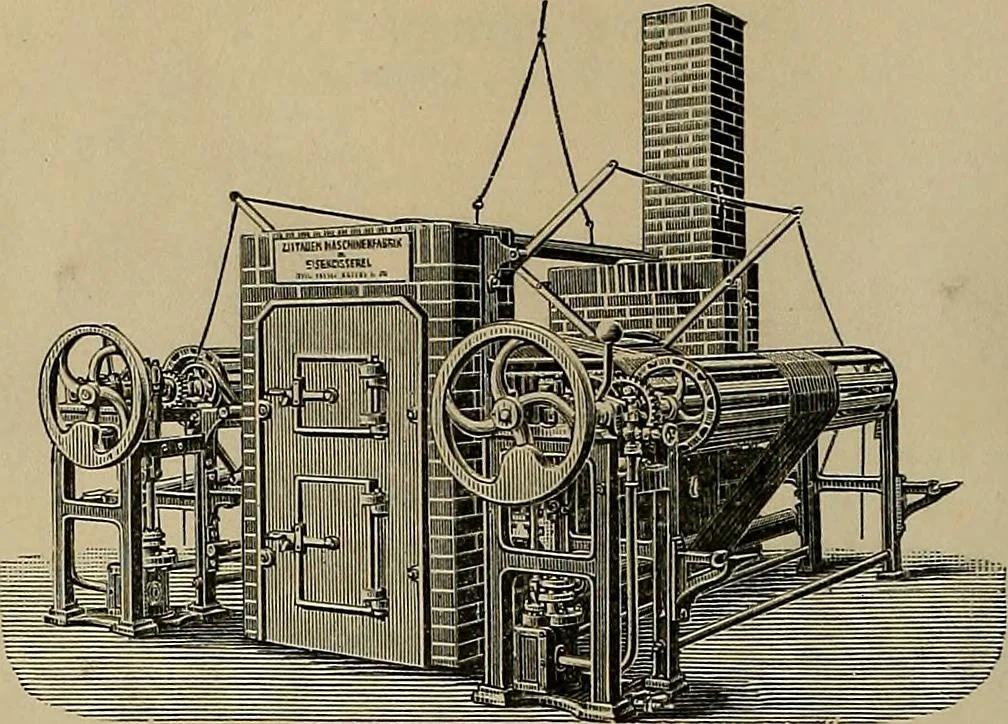 An illustration from Die Biezenfarbstoffe der Fabriken vorm. Friedr. Bayer & Co., Elberfeld, auf dem Gebiet der Fruckerei und Färberei, 1901, leaf 242