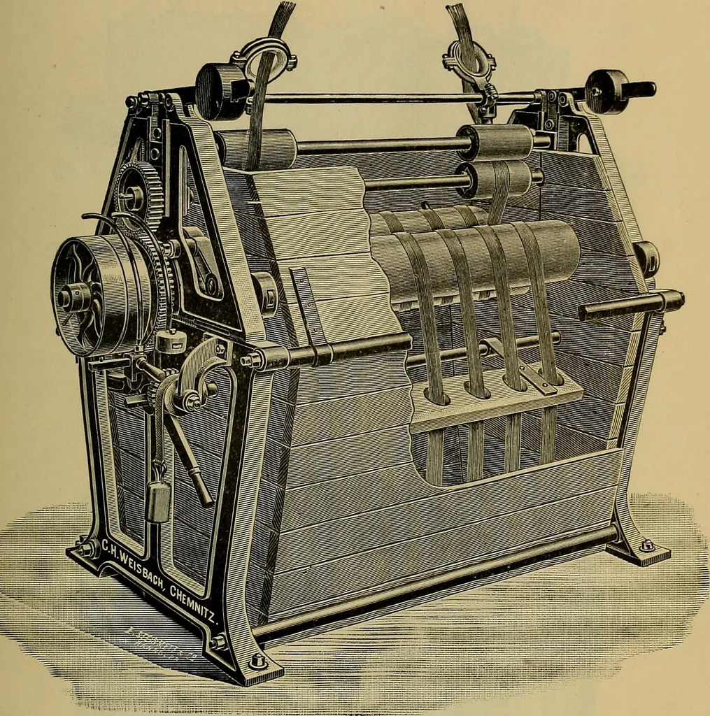 An illustration from Die Biezenfarbstoffe der Fabriken vorm. Friedr. Bayer & Co., Elberfeld, auf dem Gebiet der Fruckerei und Färberei, 1901, leaf 245