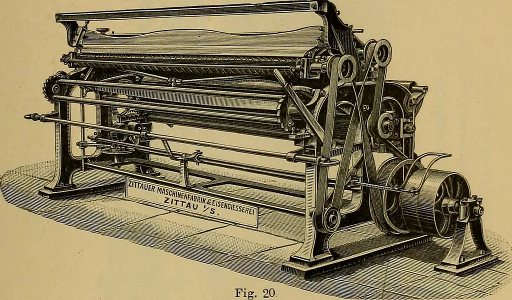 An illustration from Die Biezenfarbstoffe der Fabriken vorm. Friedr. Bayer & Co., Elberfeld, auf dem Gebiet der Fruckerei und Färberei, 1901, leaf 269