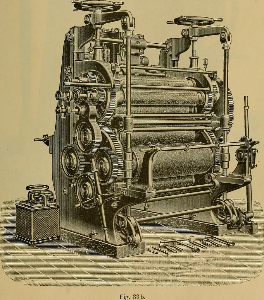 An illustration from Die Biezenfarbstoffe der Fabriken vorm. Friedr. Bayer & Co., Elberfeld, auf dem Gebiet der Fruckerei und Färberei, 1901, leaf 295