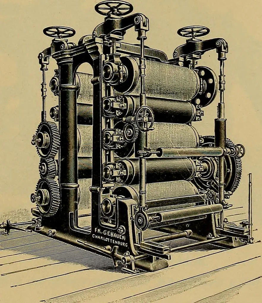 An illustration from Die Biezenfarbstoffe der Fabriken vorm. Friedr. Bayer & Co., Elberfeld, auf dem Gebiet der Fruckerei und Färberei, 1901, leaf 303