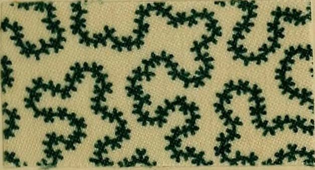 An illustration from Die Biezenfarbstoffe der Fabriken vorm. Friedr. Bayer & Co., Elberfeld, auf dem Gebiet der Fruckerei und Färberei, 1901, leaf 345