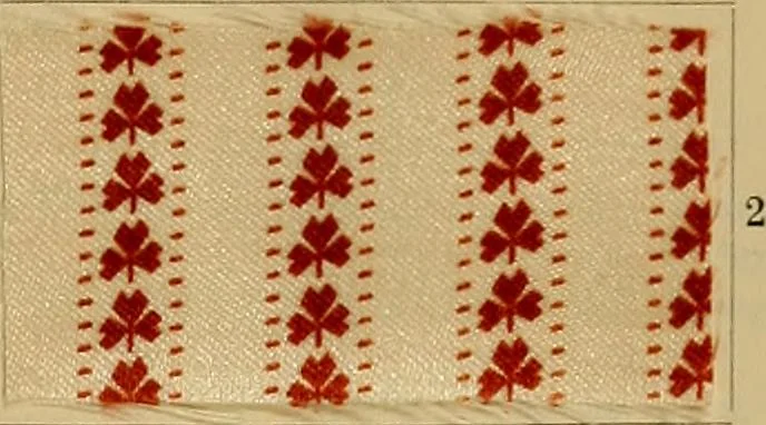 An illustration from Die Biezenfarbstoffe der Fabriken vorm. Friedr. Bayer & Co., Elberfeld, auf dem Gebiet der Fruckerei und Färberei, 1901, leaf 355
