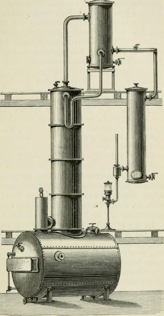 An illustration from Die Chemie des Steinkohlentheers mit besonderer Berücksichtigung der künstlichen organischen Farbstoffe, 1900, leaf 42