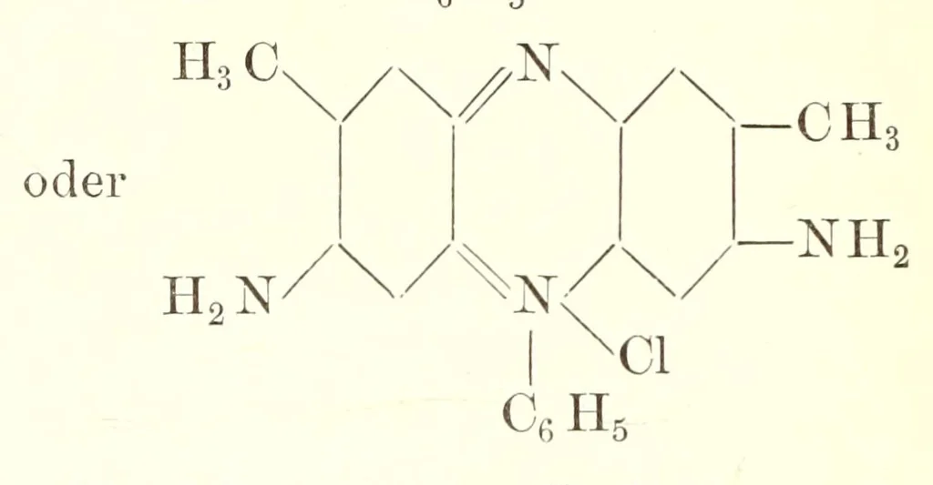 An illustration from Die Chemie des Steinkohlentheers mit besonderer berücksichtigung der künstlichen organischen Farbstoffe, 1900, leaf 348
