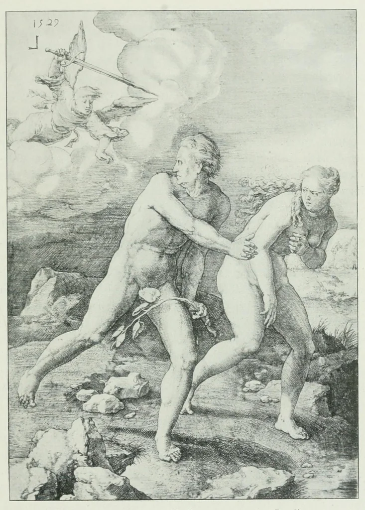 An illustration from Die Darstellung des ersten Menschenpaares in der bildenen Kunst von der ältesten Zeit bis auf unsere Tage, 1903, leaf 169