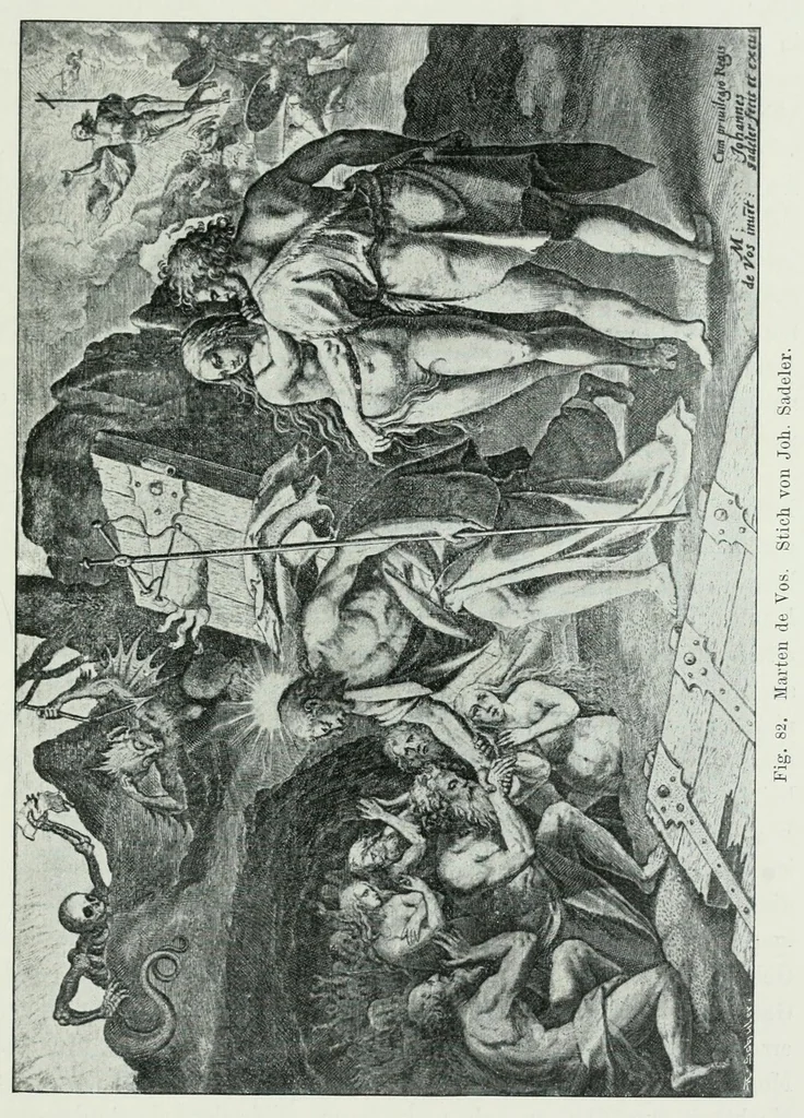 An illustration from Die Darstellung des ersten Menschenpaares in der bildenen Kunst von der ältesten Zeit bis auf unsere Tage, 1903, leaf 237