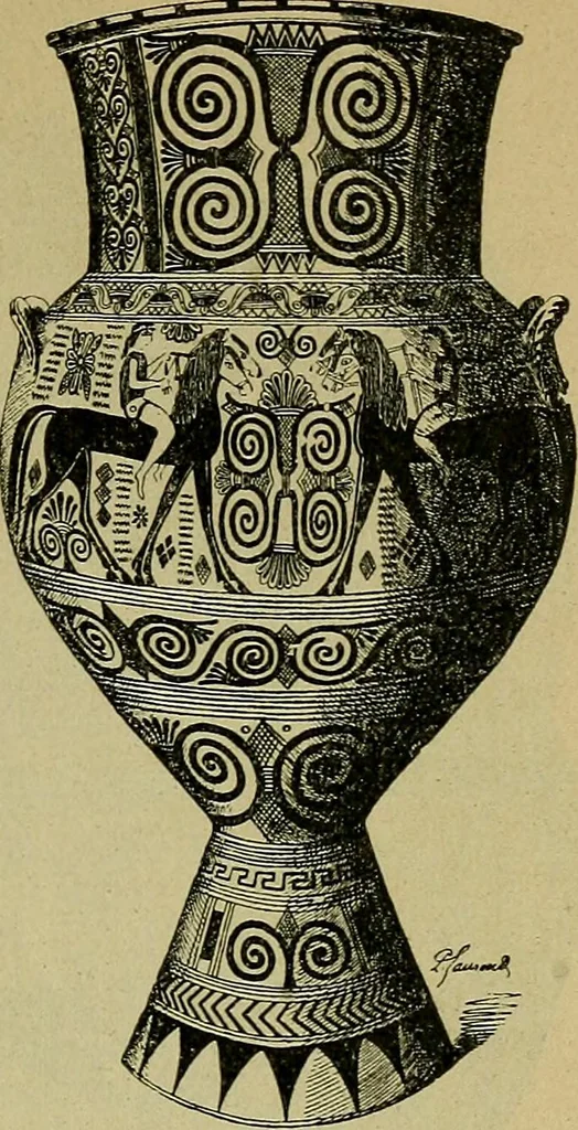 An illustration from Die dekorative kunst des altertums; eine populäre darstellung, 1914, leaf 55