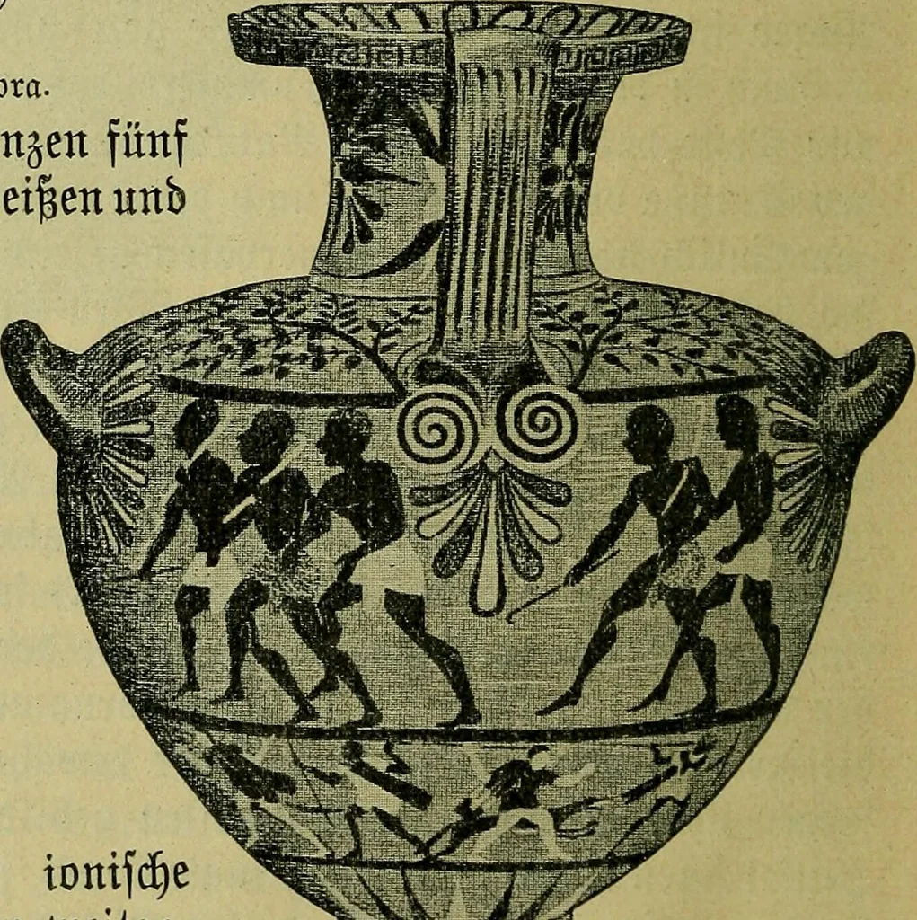 An illustration from Die dekorative kunst des altertums; eine populäre darstellung, 1914, leaf 58