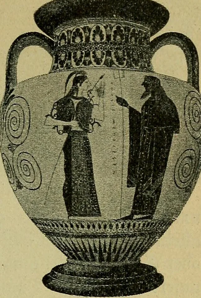 An illustration from Die dekorative kunst des altertums; eine populäre darstellung, 1914, leaf 63