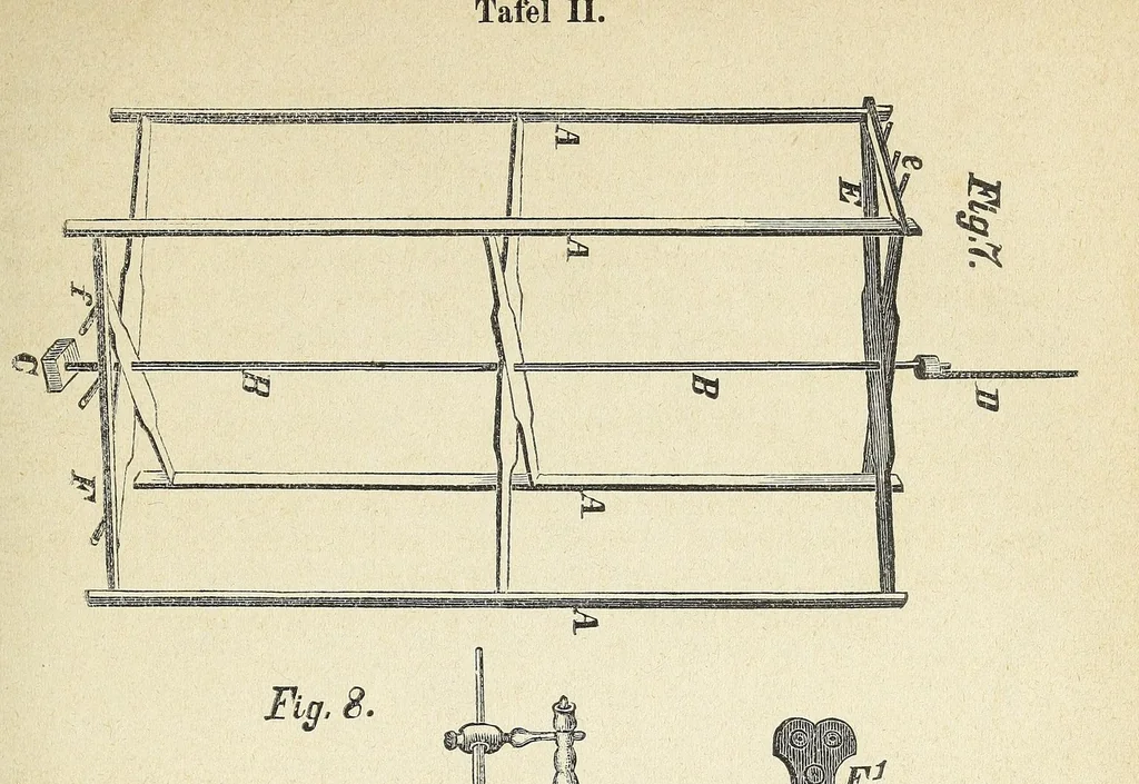 An illustration from Die deutsche Webschule : mechanische Technologie der Weberei, 1888, leaf 175