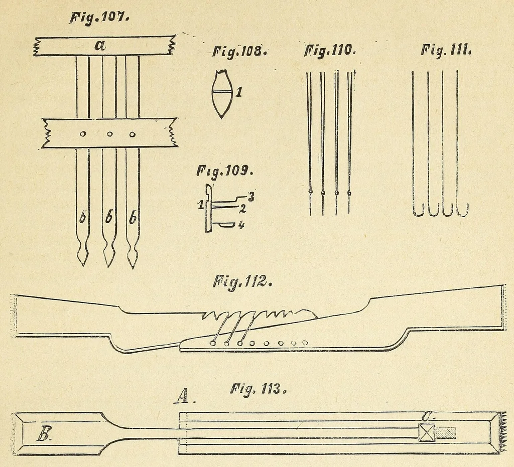An illustration from Die deutsche Webschule : mechanische Technologie der Weberei, 1888, leaf 251