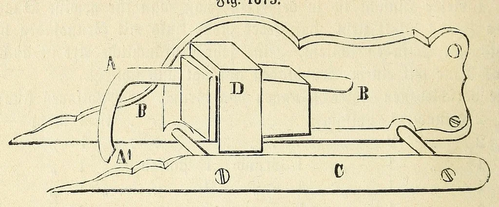 An illustration from Die deutsche Webschule : mechanische Technologie der Weberei, 1888, leaf 672
