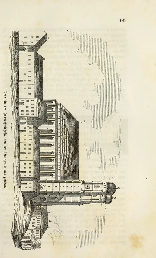 An illustration from Die Domkirche zu U.L. Frau in München : Geschichte und Beschreibung derselben, ihrer Altäre, Monumente und Stiftungen, sammt der Geschichte des Stiftes, der Pfarrei und des Domcapitels, 1868, leaf 219
