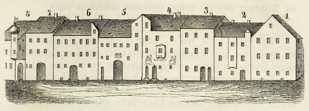 An illustration from Die Domkirche zu U.L. Frau in München : Geschichte und Beschreibung derselben, ihrer Altäre, Monumente und Stiftungen, sammt der Geschichte des Stiftes, der Pfarrei und des Domcapitels, 1868, leaf 227