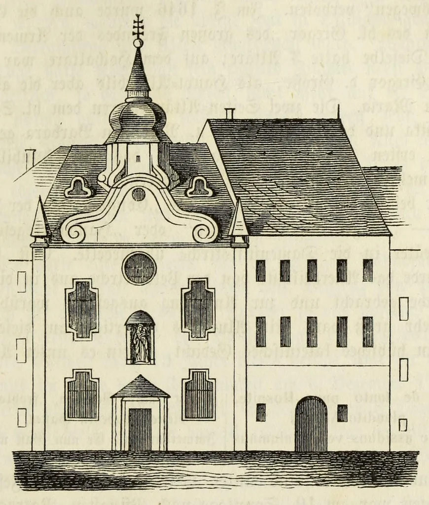 An illustration from Die Domkirche zu U.L. Frau in München : Geschichte und Beschreibung derselben, ihrer Altäre, Monumente und Stiftungen, sammt der Geschichte des Stiftes, der Pfarrei und des Domcapitels, 1868, leaf 271