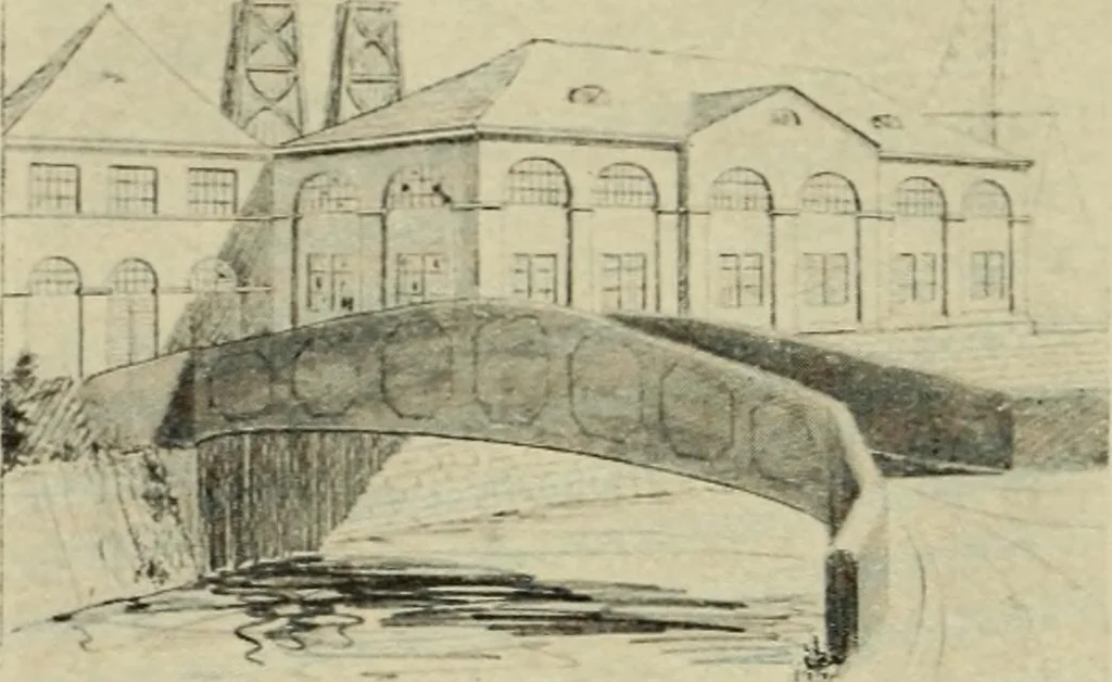 An illustration from Die dynamische Empfindung in der angewandten Kunst : Ein Beitrag zur künstlerischen Gestaltung der Technik, 1917, leaf 43