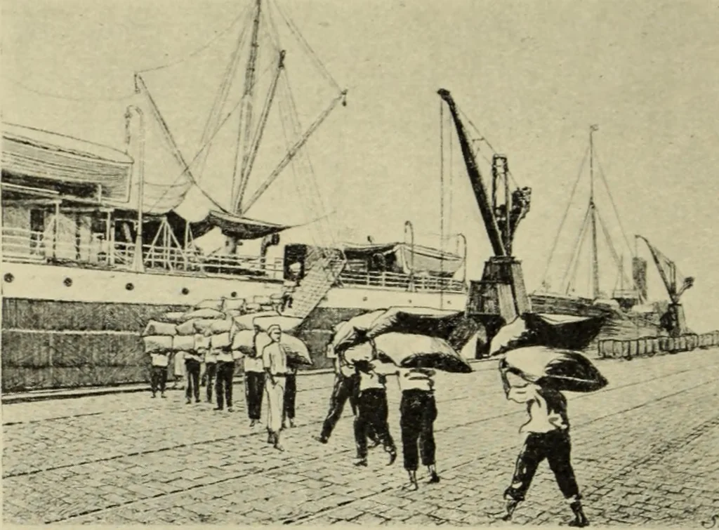 An illustration from Die dynamische Empfindung in der angewandten Kunst : Ein Beitrag zur künstlerischen Gestaltung der Technik, 1917, leaf 47