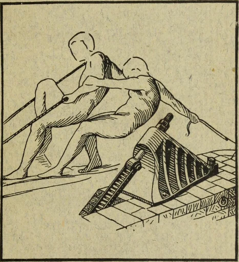 An illustration from Die dynamische Empfindung in der angewandten Kunst : Ein Beitrag zur künstlerischen Gestaltung der Technik, 1917, leaf 6