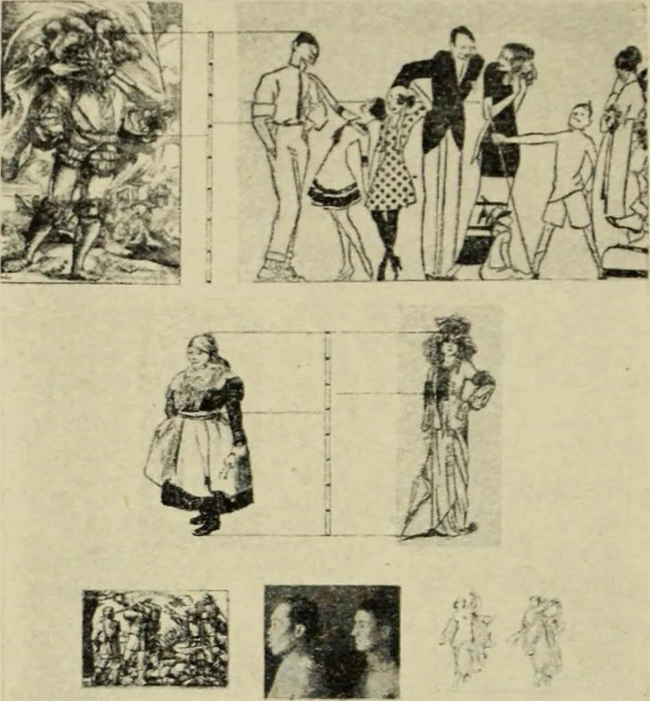 An illustration from Die dynamische Empfindung in der angewandten Kunst : Ein Beitrag zur künstlerischen Gestaltung der Technik, 1917, leaf 71