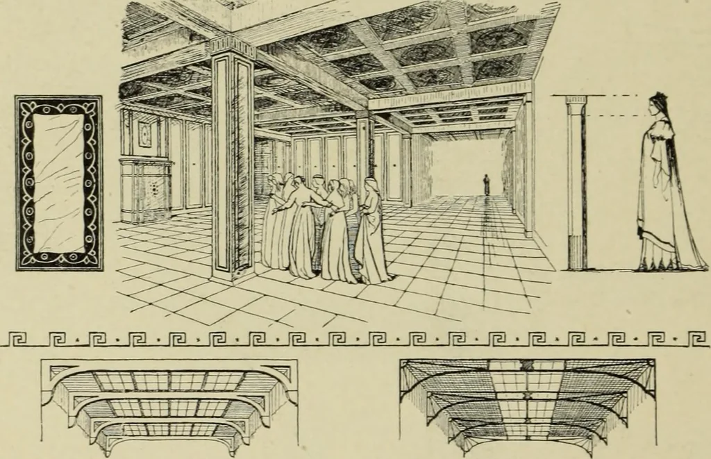 An illustration from Die dynamische Empfindung in der angewandten Kunst : Ein Beitrag zur künstlerischen Gestaltung der Technik, 1917, leaf 75
