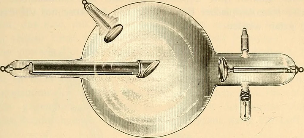An illustration from Die Einrichtungen zur Erzeugung der Roentgenstrahlen, 1903, leaf 122