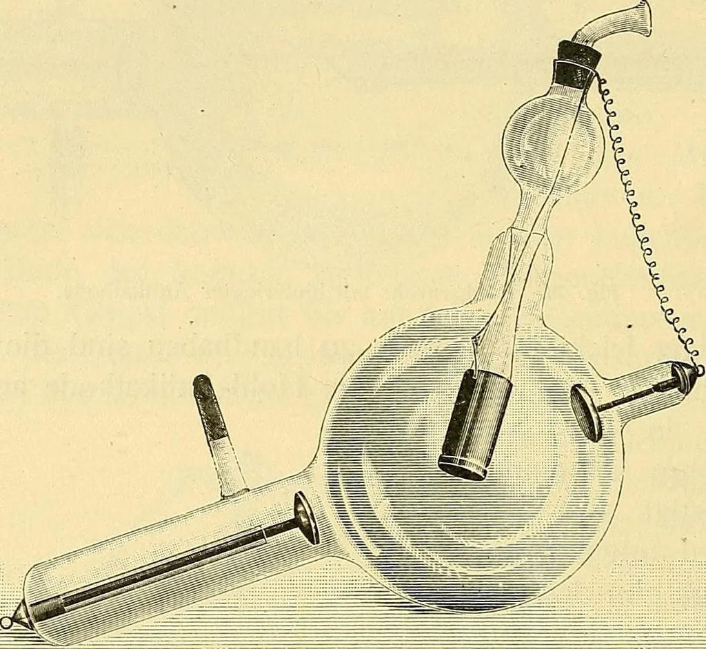 An illustration from Die Einrichtungen zur Erzeugung der Roentgenstrahlen, 1903, leaf 123