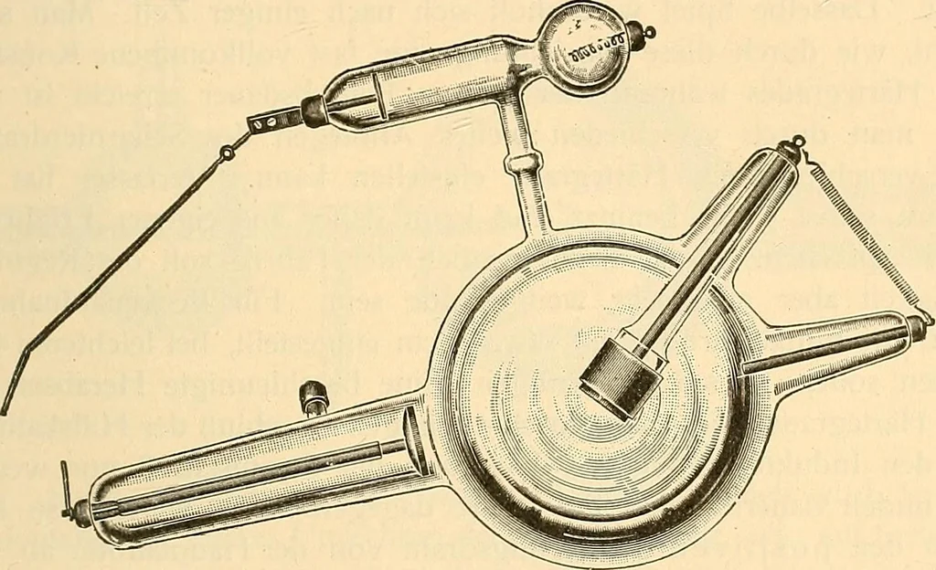 An illustration from Die Einrichtungen zur Erzeugung der Roentgenstrahlen, 1903, leaf 124