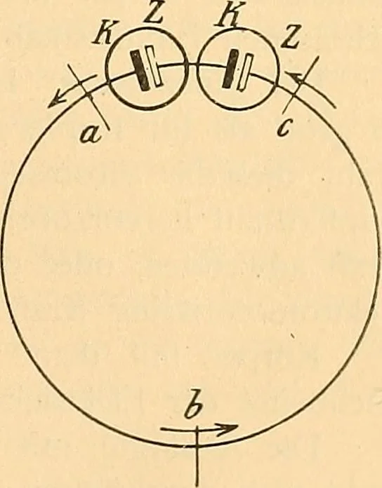 An illustration from Die Einrichtungen zur Erzeugung der Roentgenstrahlen, 1903, leaf 18
