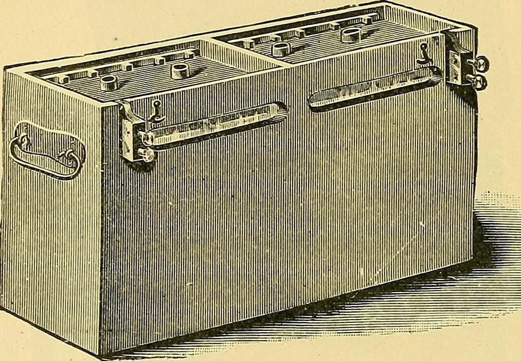 An illustration from Die Einrichtungen zur Erzeugung der Roentgenstrahlen, 1903, leaf 33