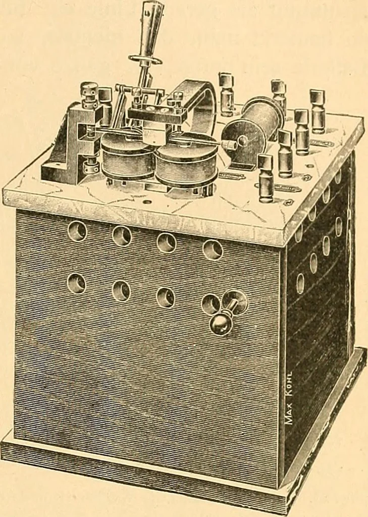 An illustration from Die Einrichtungen zur Erzeugung der Roentgenstrahlen, 1903, leaf 42