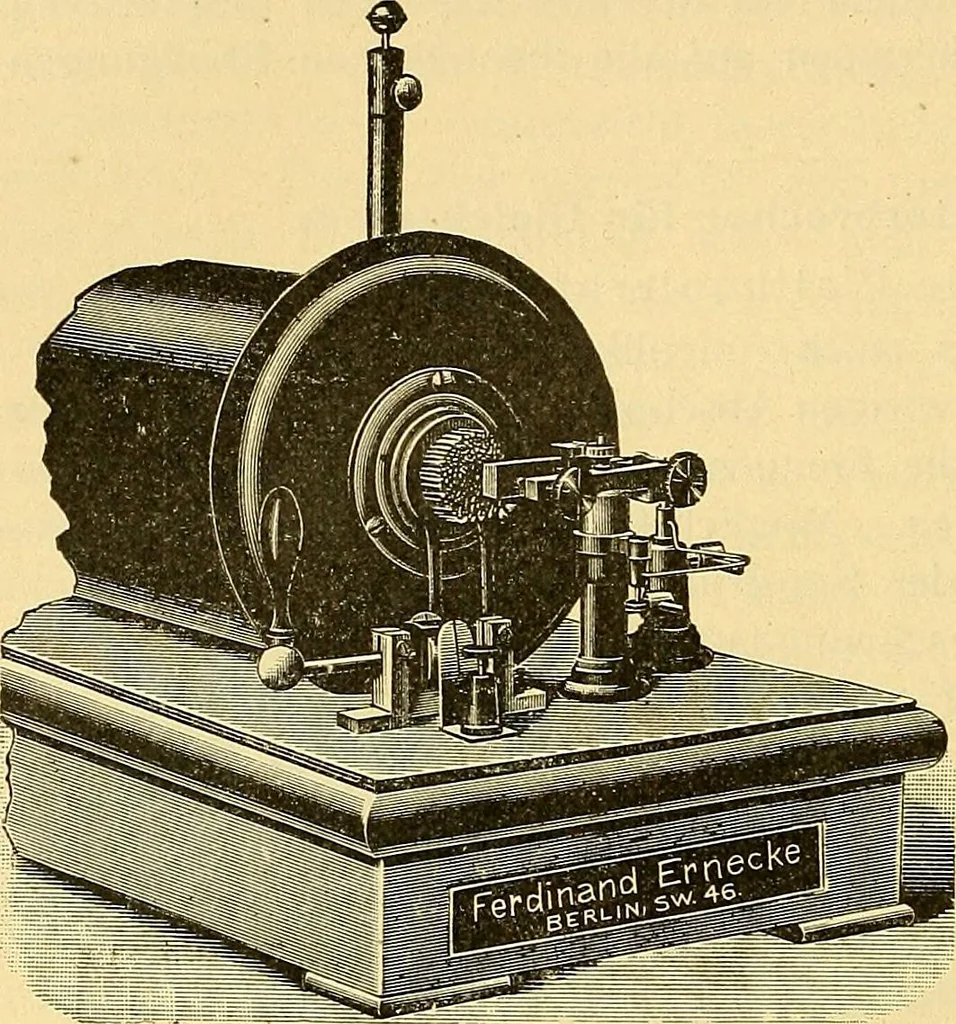 An illustration from Die Einrichtungen zur Erzeugung der Roentgenstrahlen, 1903, leaf 71