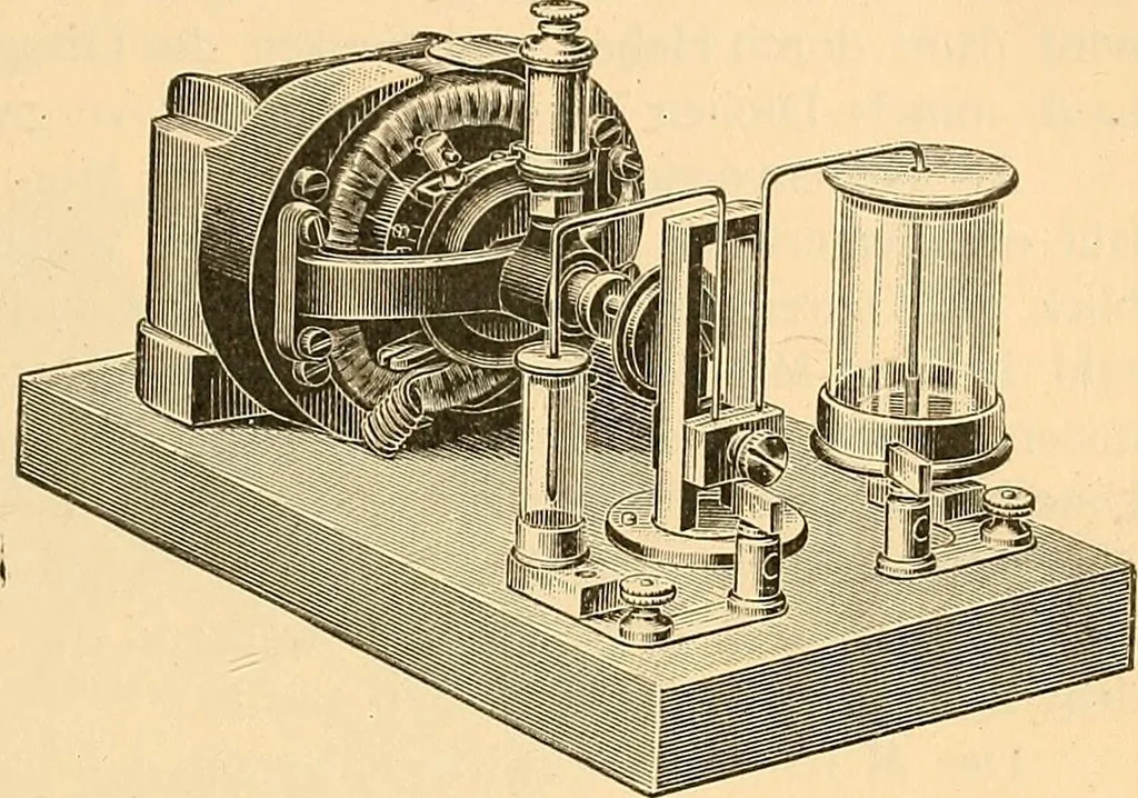 An illustration from Die Einrichtungen zur Erzeugung der Roentgenstrahlen, 1903, leaf 80