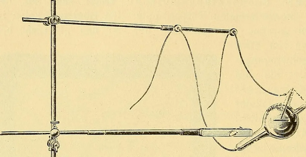 An illustration from Die Einrichtungen zur Erzeugung der Roentgenstrahlen und ihr Gebrauch : gemeinfasslich dargestellt insbesondere auch für Ärzte und Kliniken, 1899, leaf 120