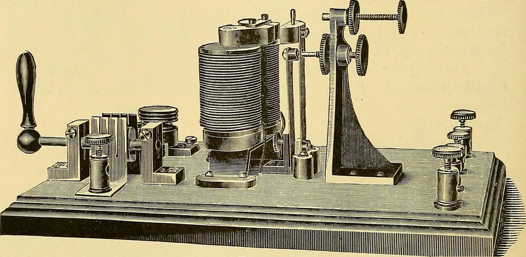An illustration from Die Einrichtungen zur Erzeugung der Roentgenstrahlen und ihr Gebrauch : gemeinfasslich dargestellt insbesondere auch für Ärzte und Kliniken, 1899, leaf 56