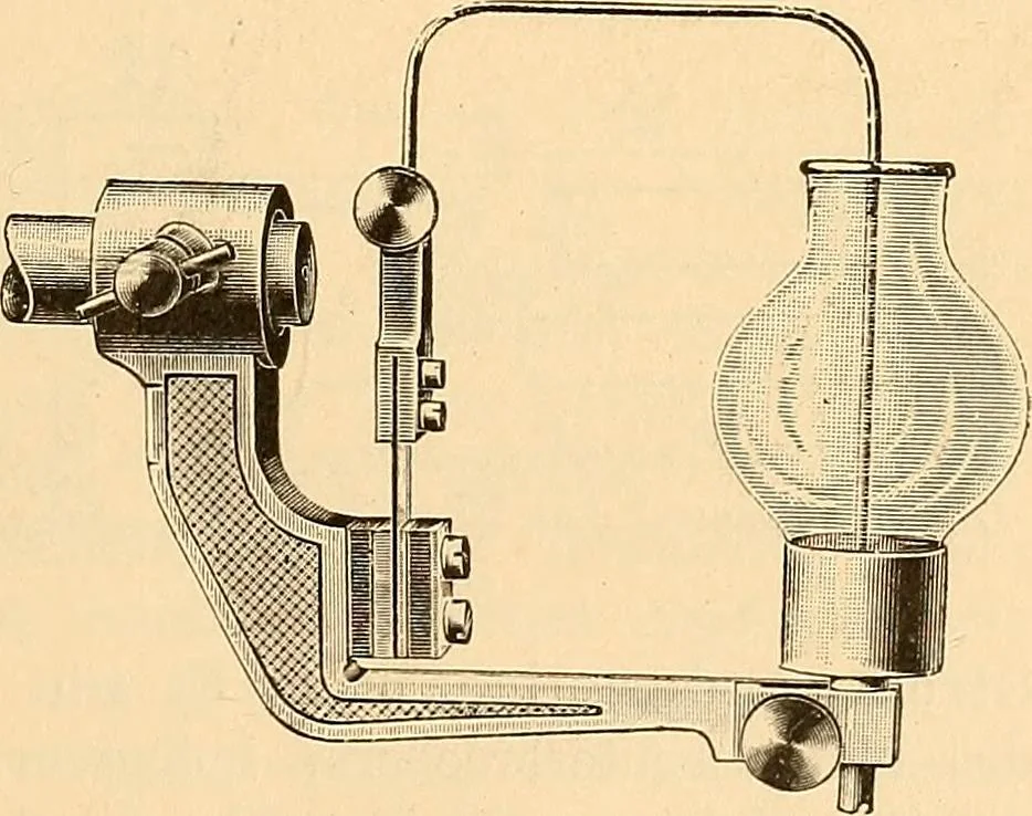 An illustration from Die Einrichtungen zur Erzeugung der Roentgenstrahlen und ihr Gebrauch : gemeinfasslich dargestellt insbesondere auch für Ärzte und Kliniken, 1899, leaf 57