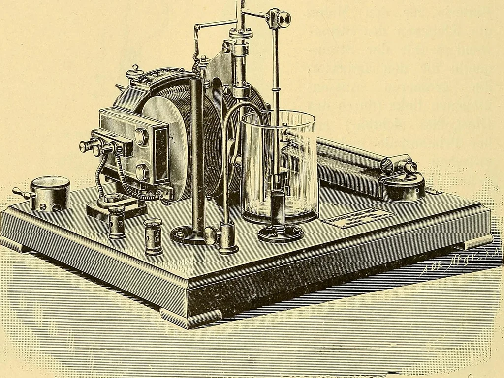 An illustration from Die Einrichtungen zur Erzeugung der Roentgenstrahlen und ihr Gebrauch : gemeinfasslich dargestellt insbesondere auch für Ärzte und Kliniken, 1899, leaf 66