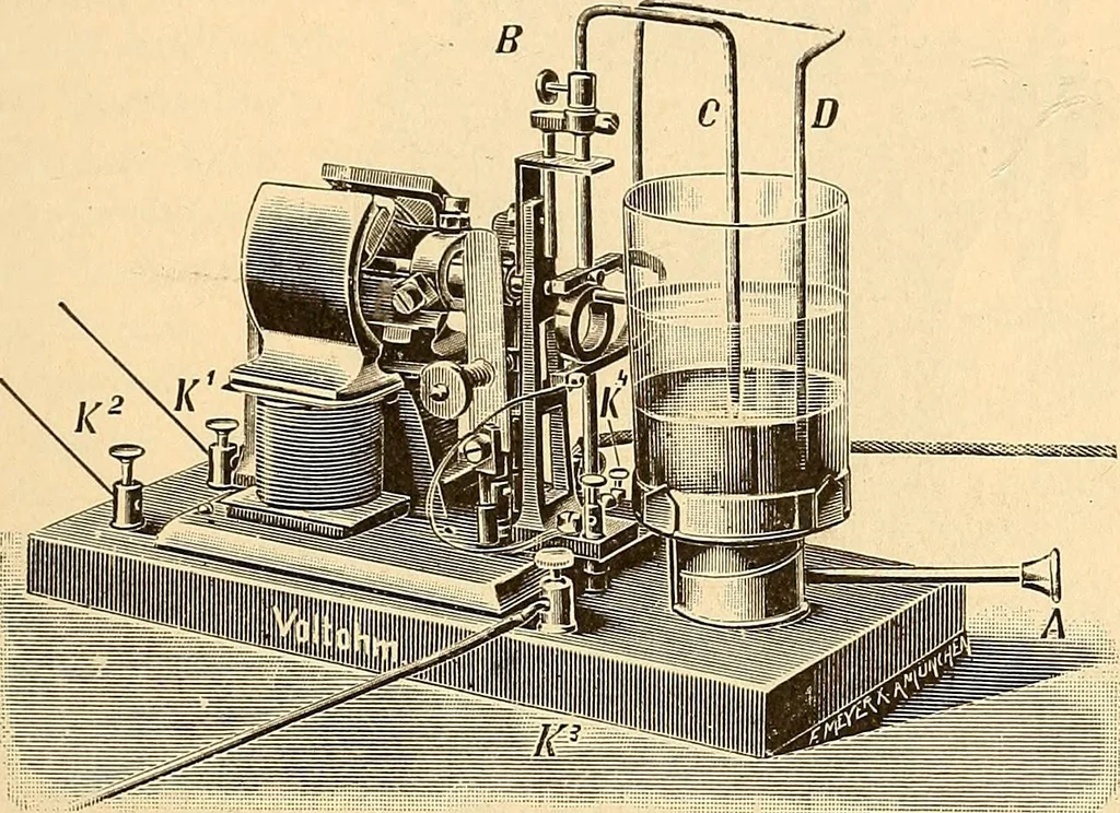 An illustration from Die Einrichtungen zur Erzeugung der Roentgenstrahlen und ihr Gebrauch : gemeinfasslich dargestellt insbesondere auch für Ärzte und Kliniken, 1899, leaf 67