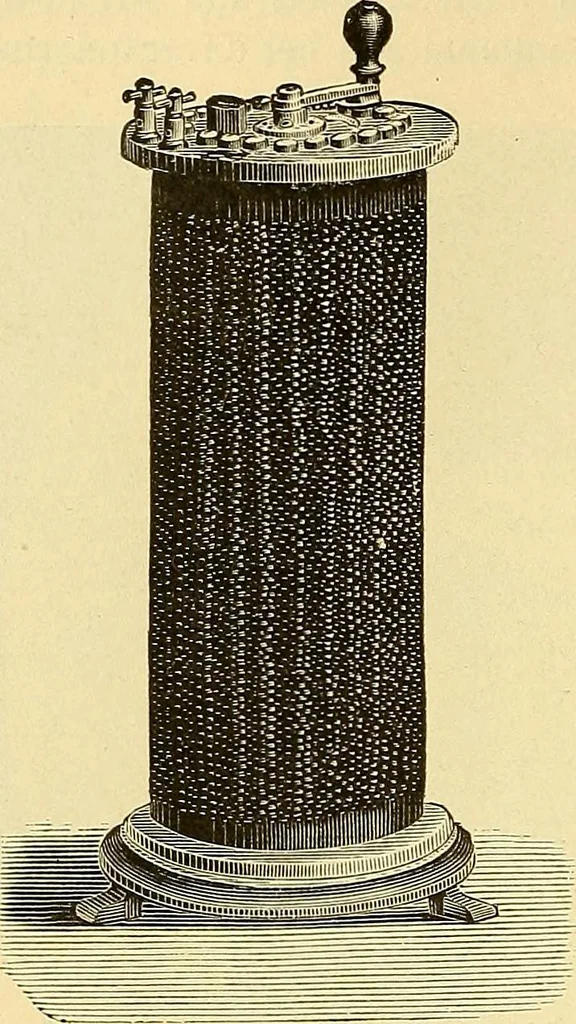 An illustration from Die Einrichtungen zur Erzeugung der Roentgenstrahlen und ihr Gebrauch : gemeinfasslich dargestellt insbesondere auch für Ärzte und Kliniken, 1899, leaf 78
