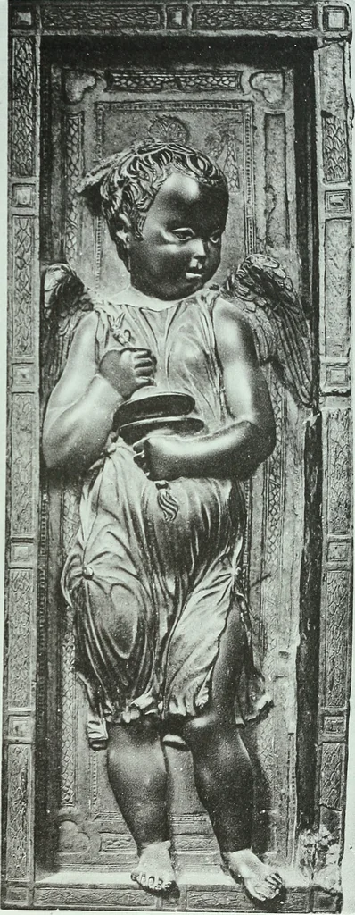 An illustration from Die entwickelung des putto in der plastik der frührenaissance, 1898, leaf 100