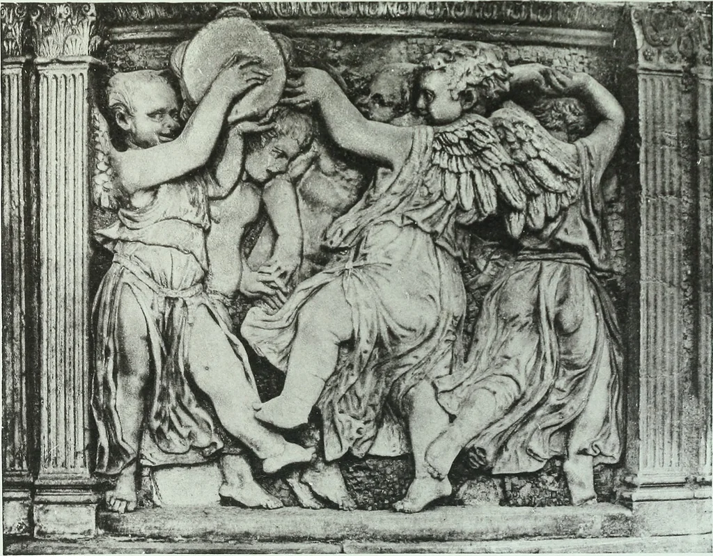 An illustration from Die entwickelung des putto in der plastik der frührenaissance, 1898, leaf 62