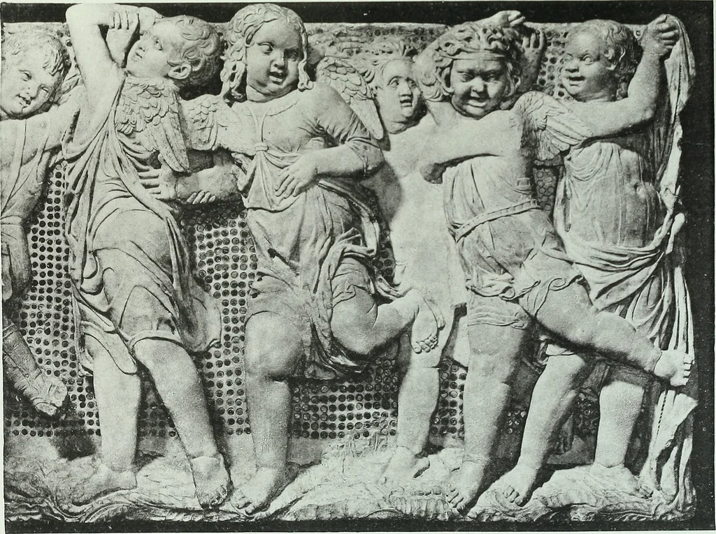 An illustration from Die entwickelung des putto in der plastik der frührenaissance, 1898, leaf 72