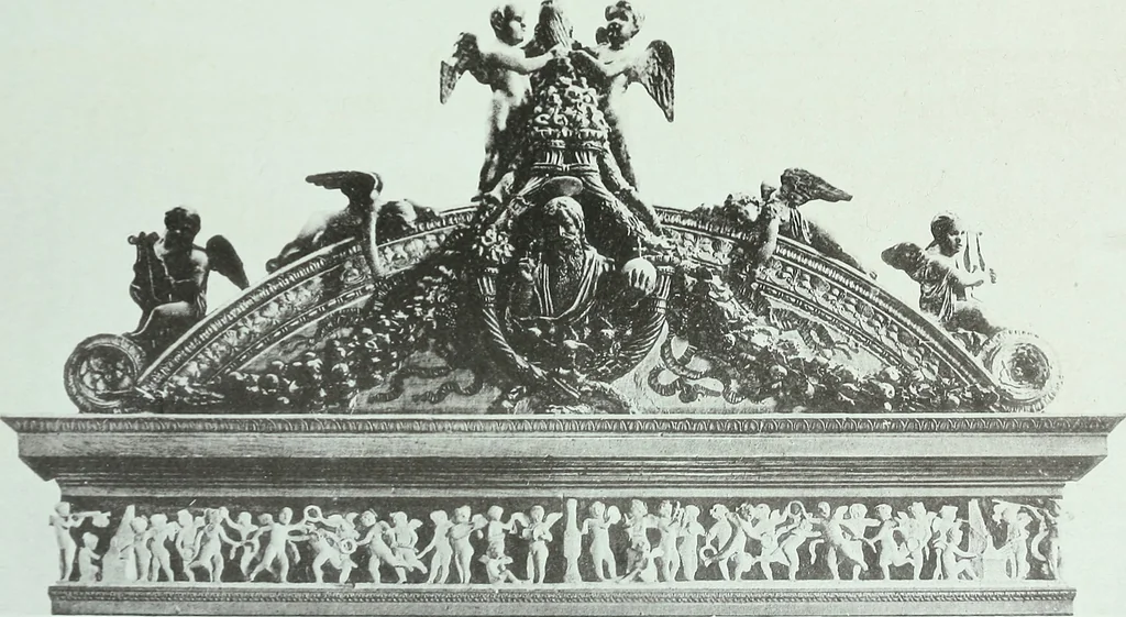 An illustration from Die entwickelung des putto in der plastik der frührenaissance, 1898, leaf 99