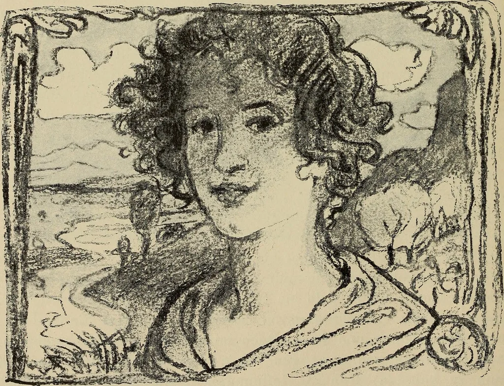 An illustration from Die entwicklung der modernen buchkunst in Deutschland;, 1901, leaf 108