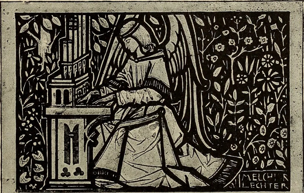 An illustration from Die entwicklung der modernen buchkunst in Deutschland;, 1901, leaf 121