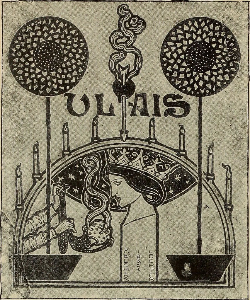 An illustration from Die entwicklung der modernen buchkunst in Deutschland;, 1901, leaf 122