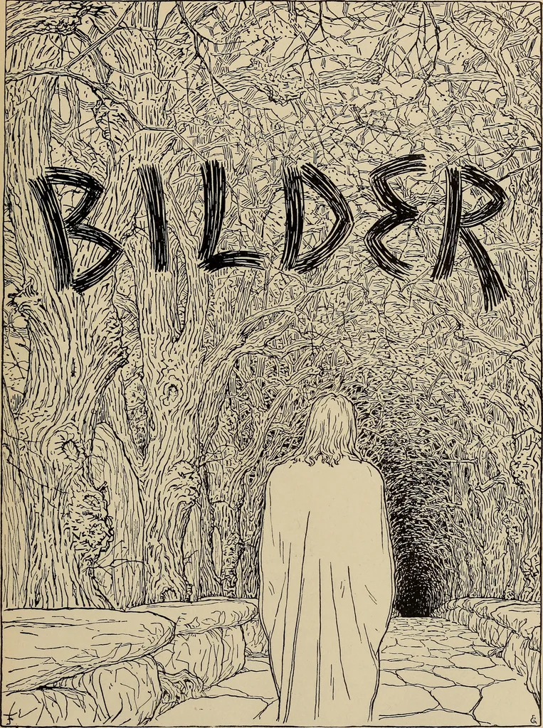 An illustration from Die entwicklung der modernen buchkunst in Deutschland;, 1901, leaf 129