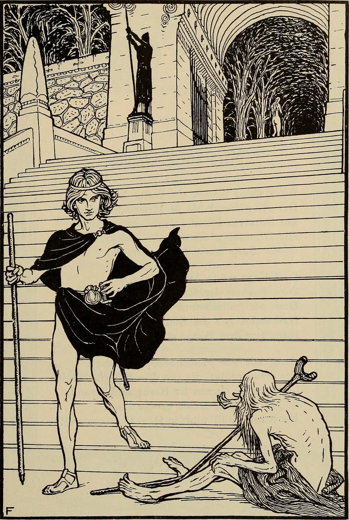 An illustration from Die entwicklung der modernen buchkunst in Deutschland;, 1901, leaf 137