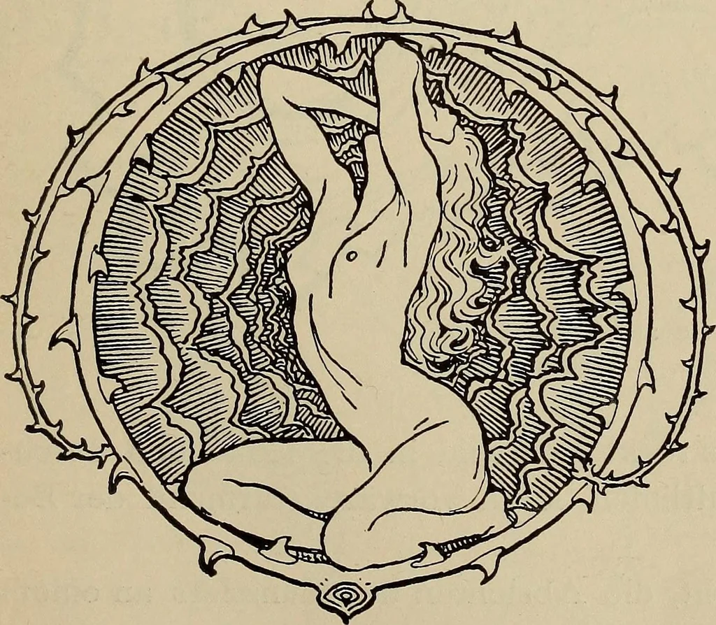 An illustration from Die entwicklung der modernen buchkunst in Deutschland;, 1901, leaf 141