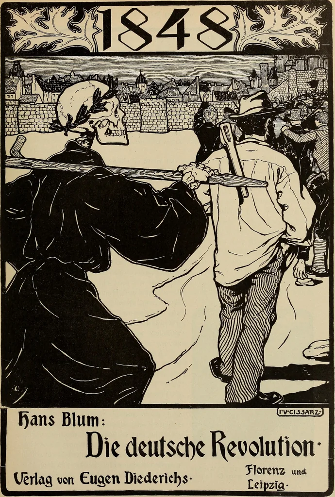 An illustration from Die entwicklung der modernen buchkunst in Deutschland;, 1901, leaf 151